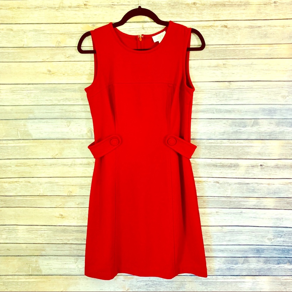 Ann Taylor Loft red dress size 6 new without tags